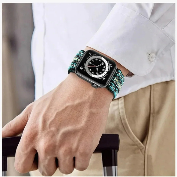 NWT Compatible with Apple Watch Bands 38mm 40mm 41mm 42mm 44mm 45mm,Adjustable - Picture 4 of 7